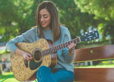 Female Guitar Player